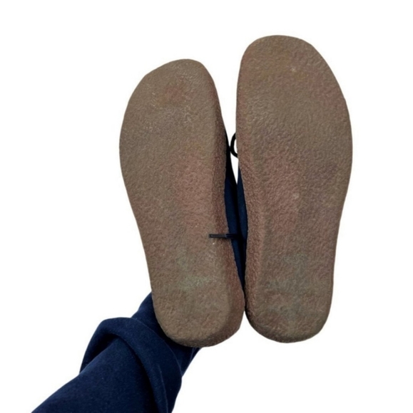 Sanearda Navy Suede Moccasins - Picture 7 of 8